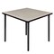 Regency Kee Folding Tables, 42 W, 42 L, 29 H, Wood, Metal Top, Maple TBF4242PLBK - alternate 1